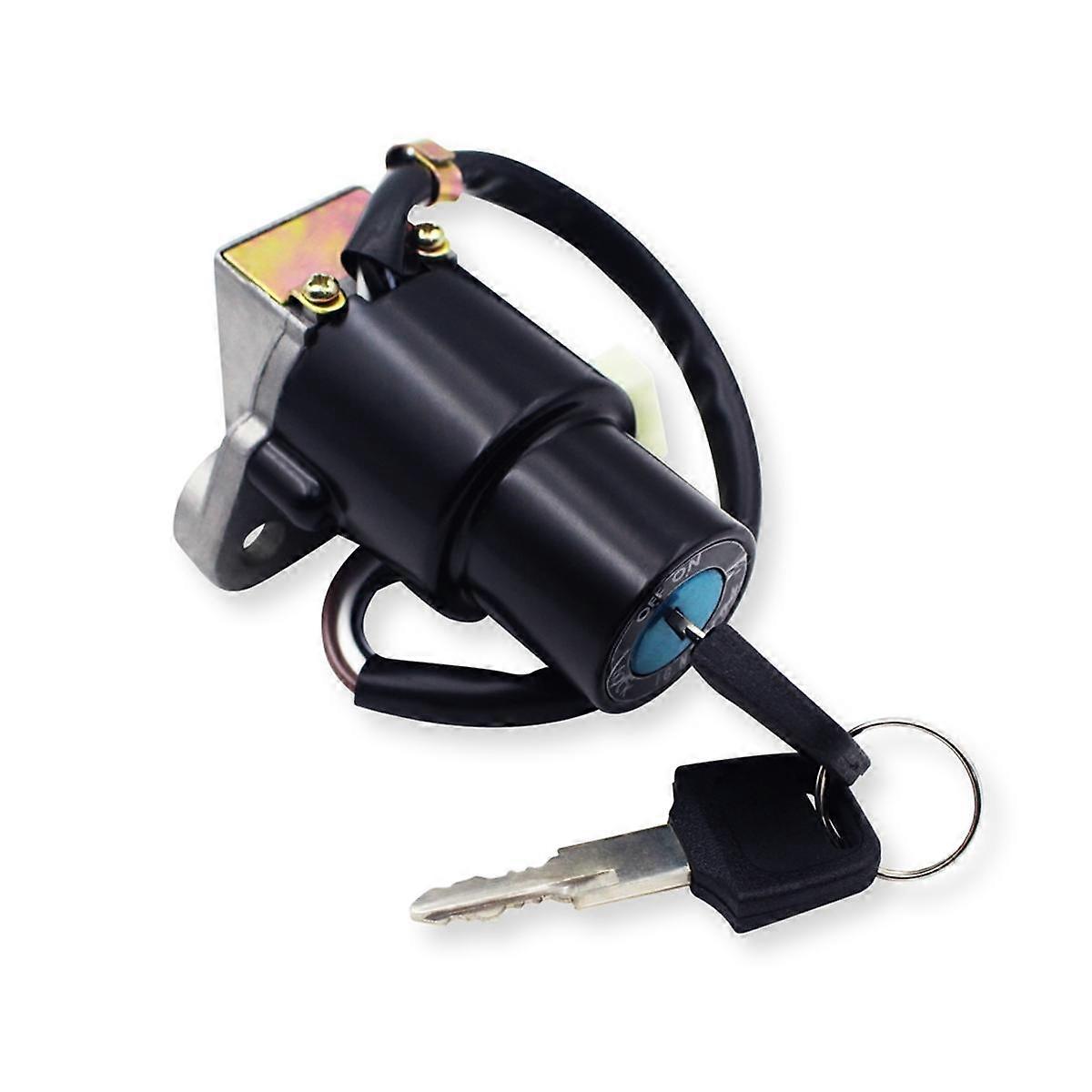 Motorcycle Ignition Switch Lock GAS Fuel Tunk Cap Lock with Key Set for KLR650 2008-2018