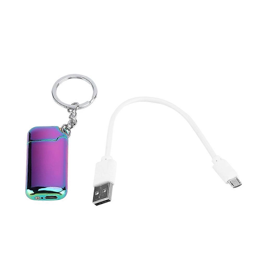 USB Rechargeable Windproof Mini Portable Electric Cigarette Lighter Colorful