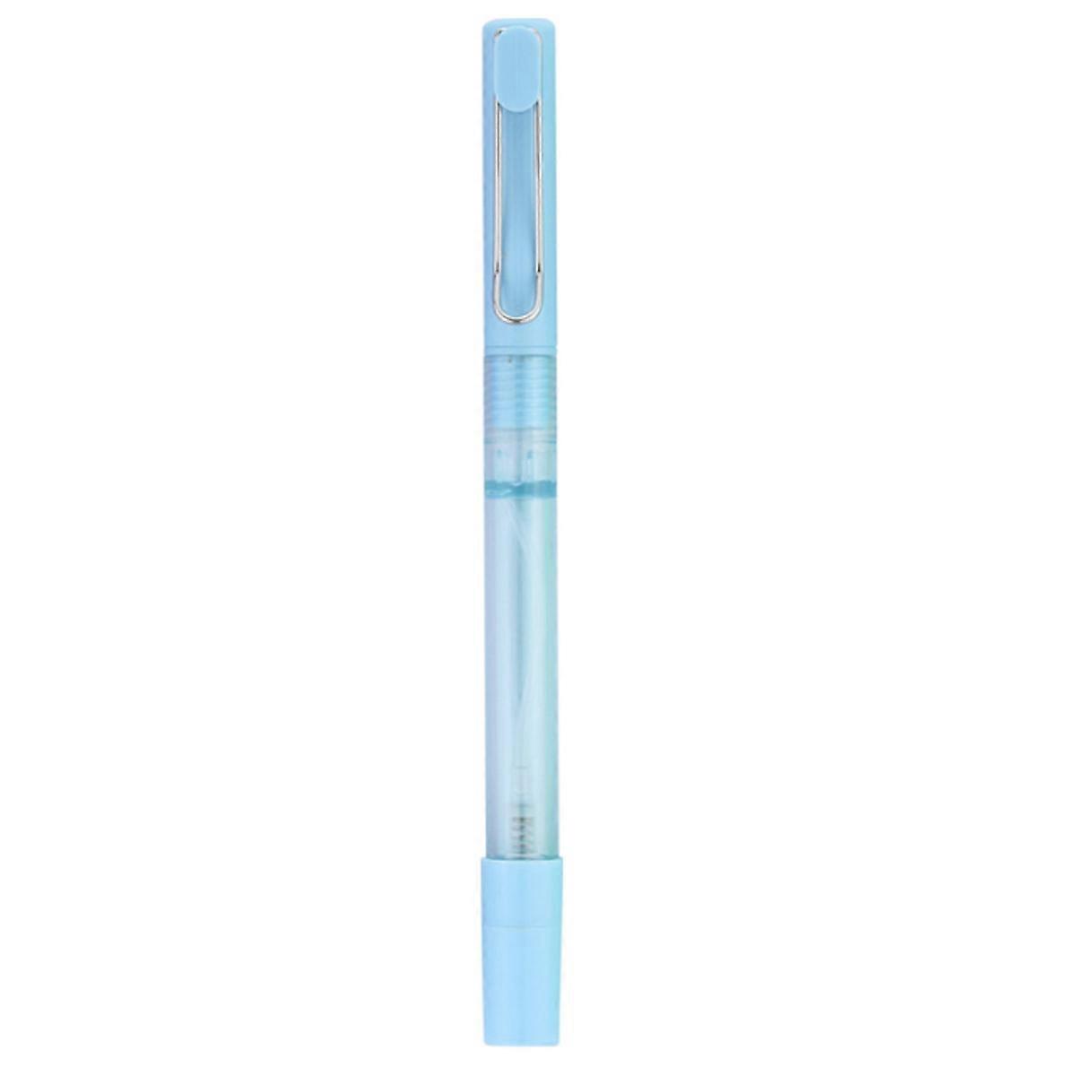 Caneta Spray Simples Elegante Alisamento Escrita Capa Design Cinco Cores Opcional Portátil Álcool Gel PenBlue