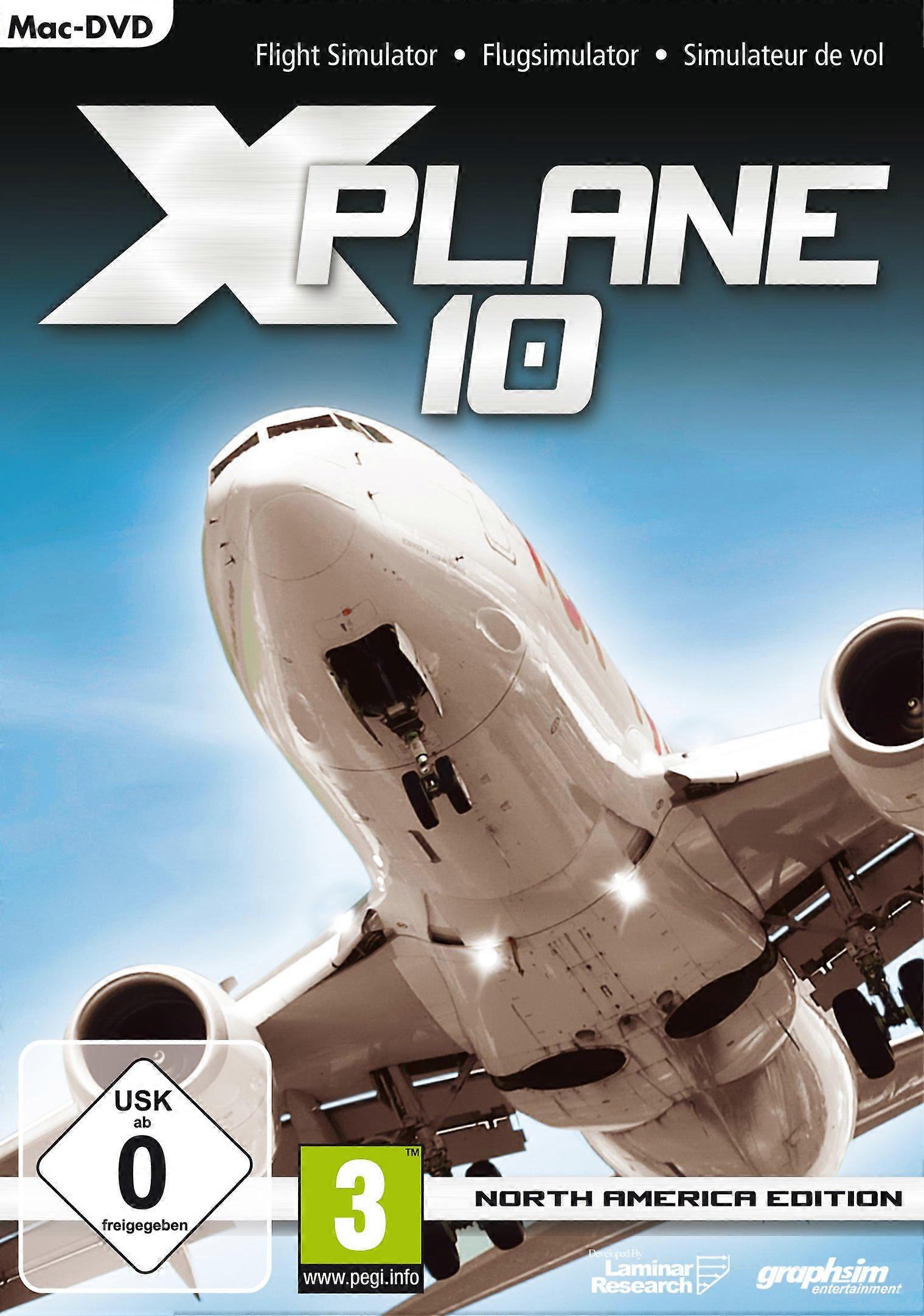 X-Plane 10 North America Edition (Mac) - Mac - PAL - New & Sealed