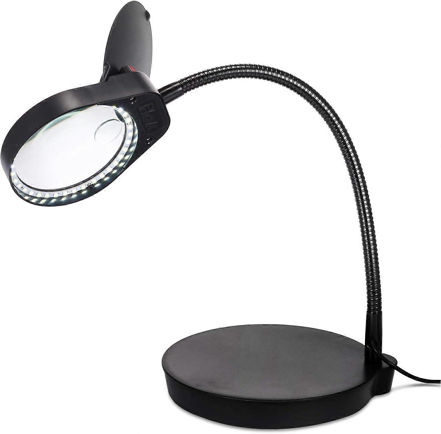 Magnifier Light 2 in 1 Stand Magnifier 3x 10x Reading Magnifier with 38 LEDs Stand Lighted Magnifier