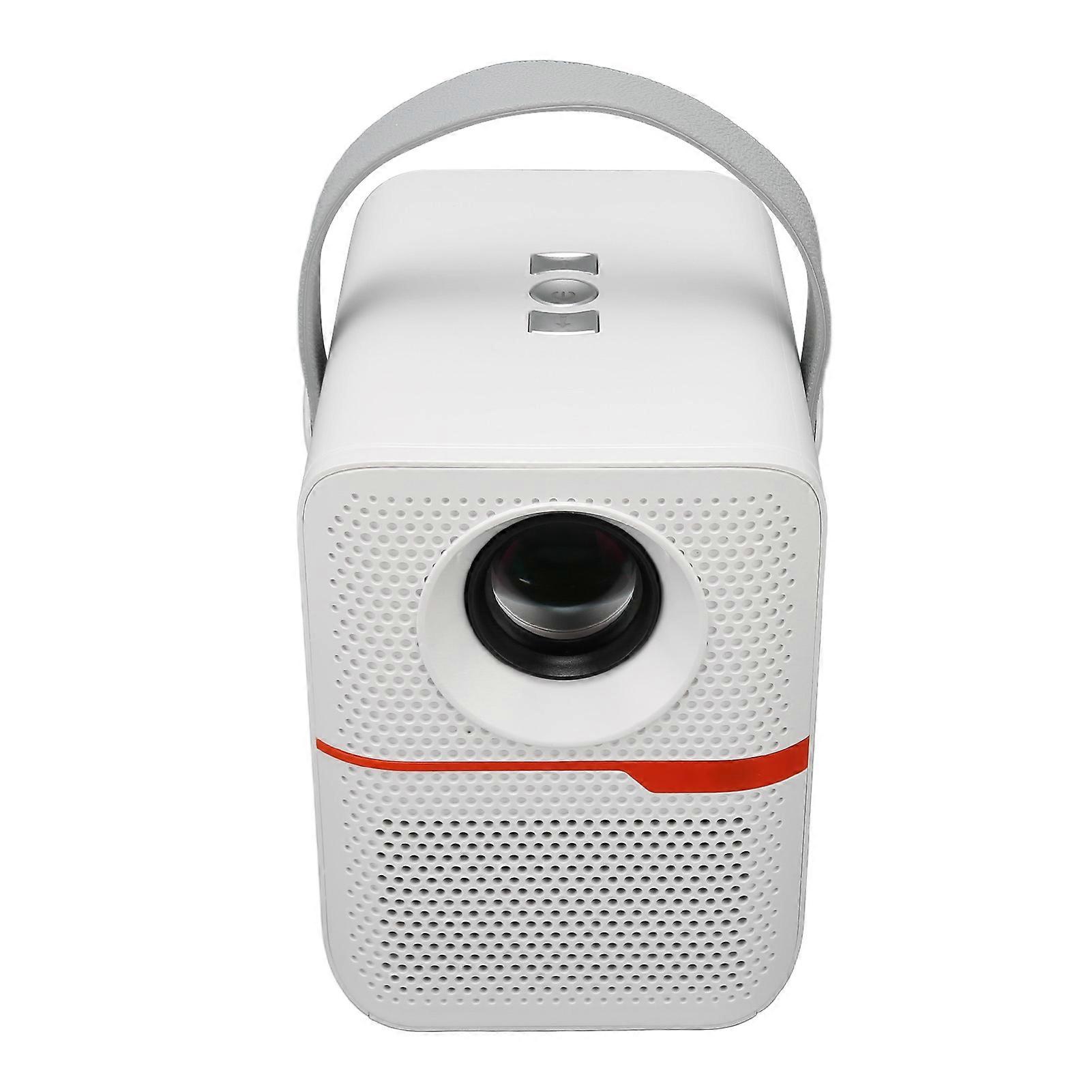 Smart Projector 1080P 4K Decoding Support WiFi Bluetooth 4.2 Remote Control Portable Projector for Android 10.0 100240V EU Plug