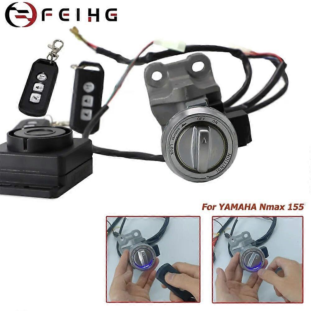 For Yamaha nmax155 modification keyless start  one button start intelligent se Motorcycle modification intelligent lock suitable