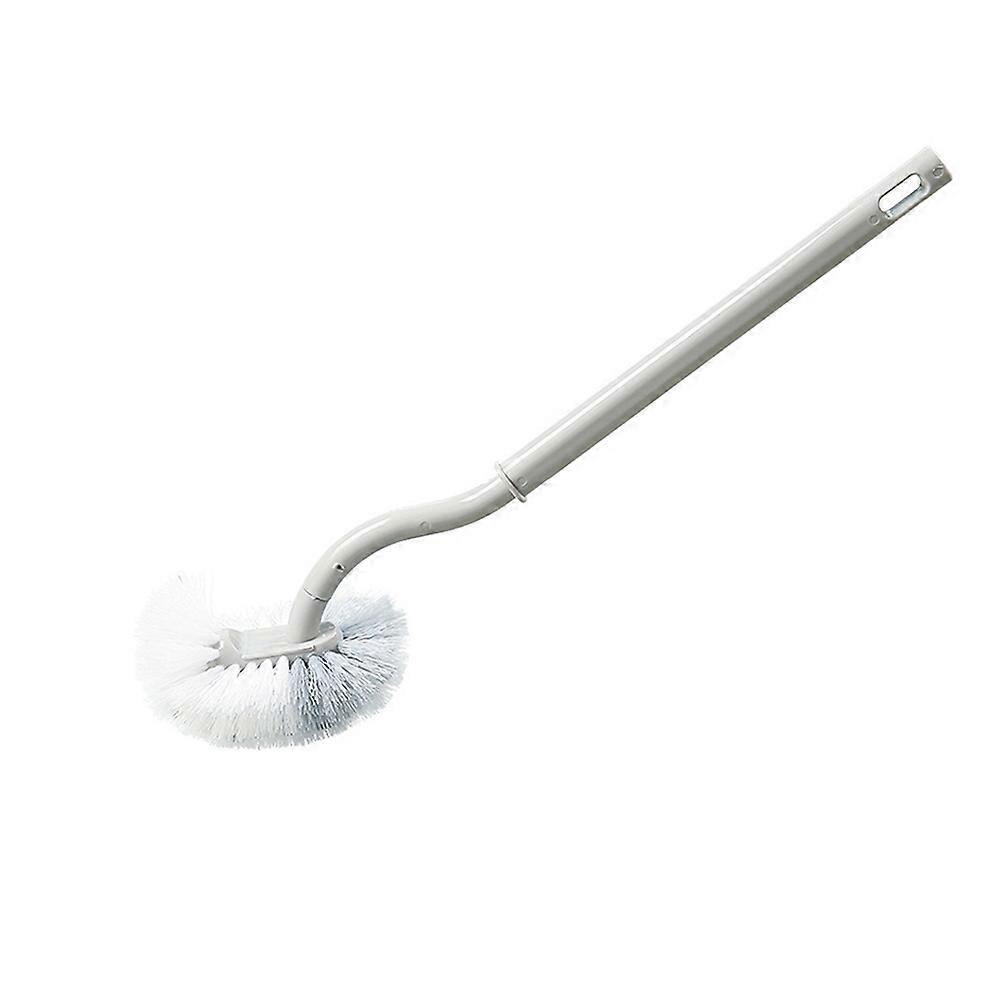 2ks Štětinový WC štětka s dlouhou rukojetí WC kartáče pračka pro WC koupelnu (šedá)