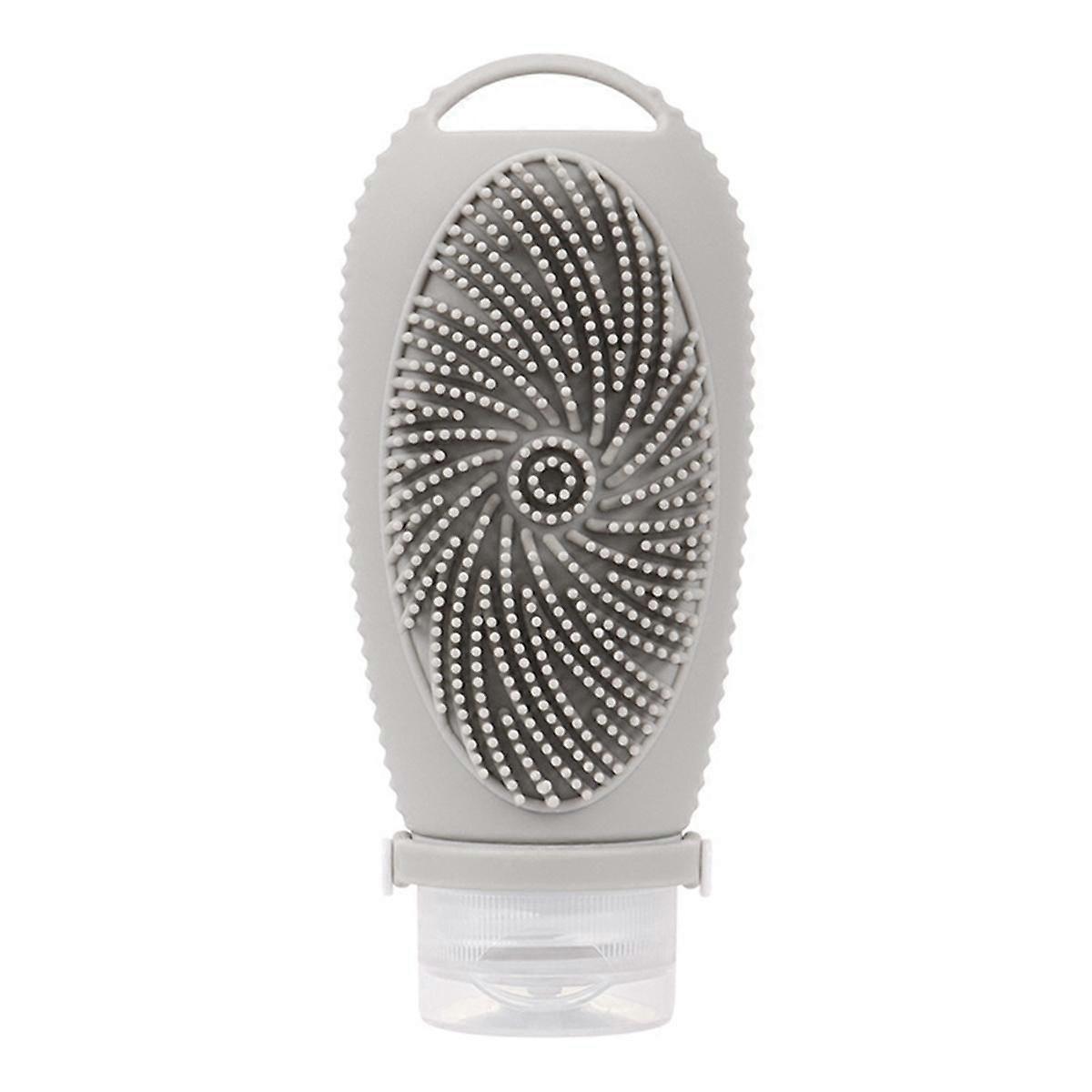Silicone Travel Refillable Bottle Cleansing Brush Portable Shampoo Bottles Lotion Cosmetics Contain
