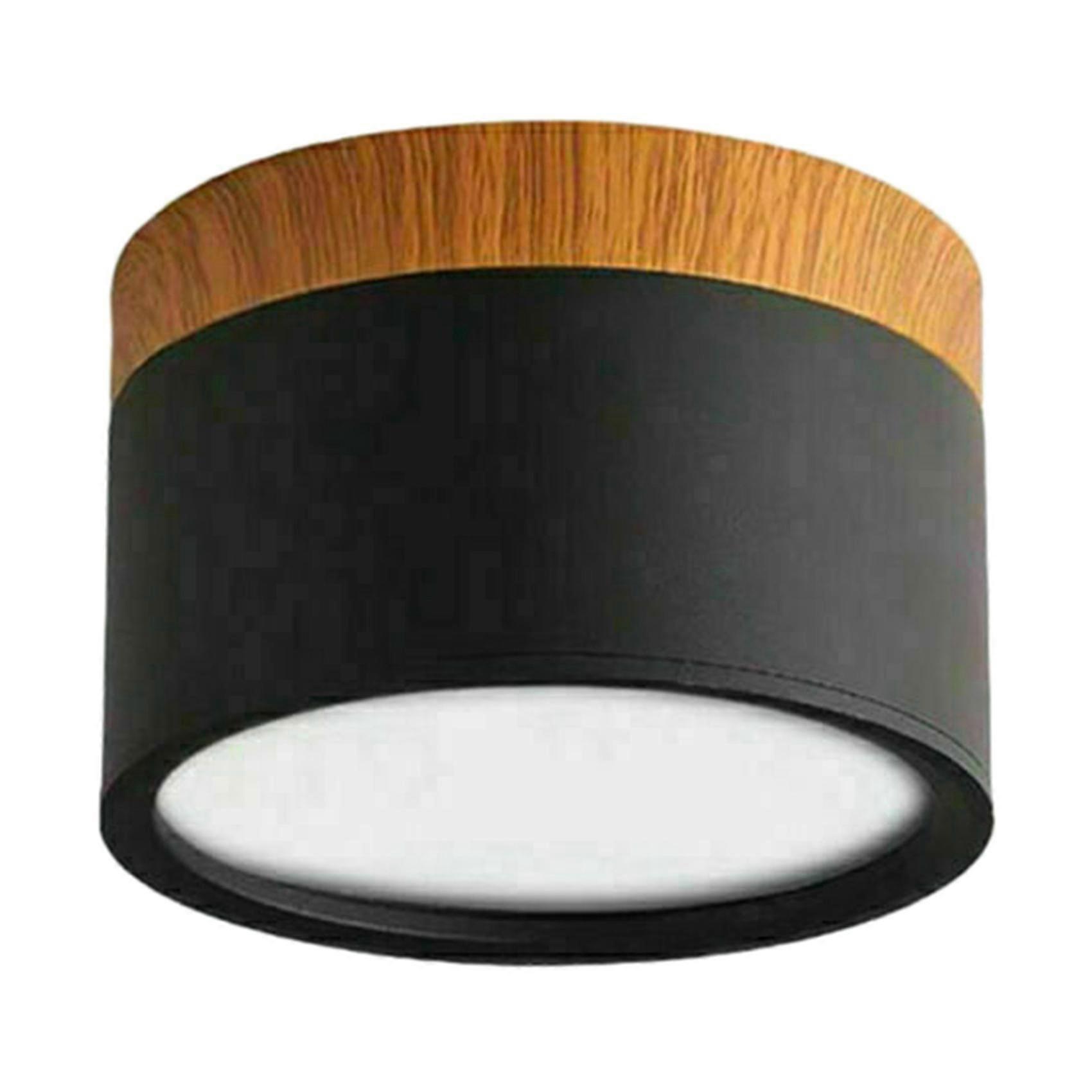 Led Ceiling Light Warm White Downlight For Living Room Corridor Black