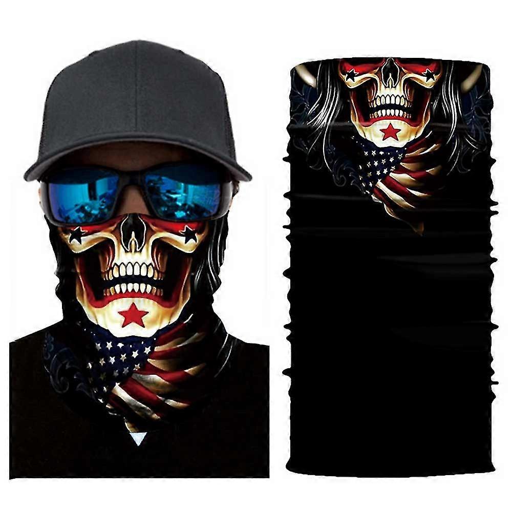 half mask for dust wind sun protection seamless 3d tubular bandana