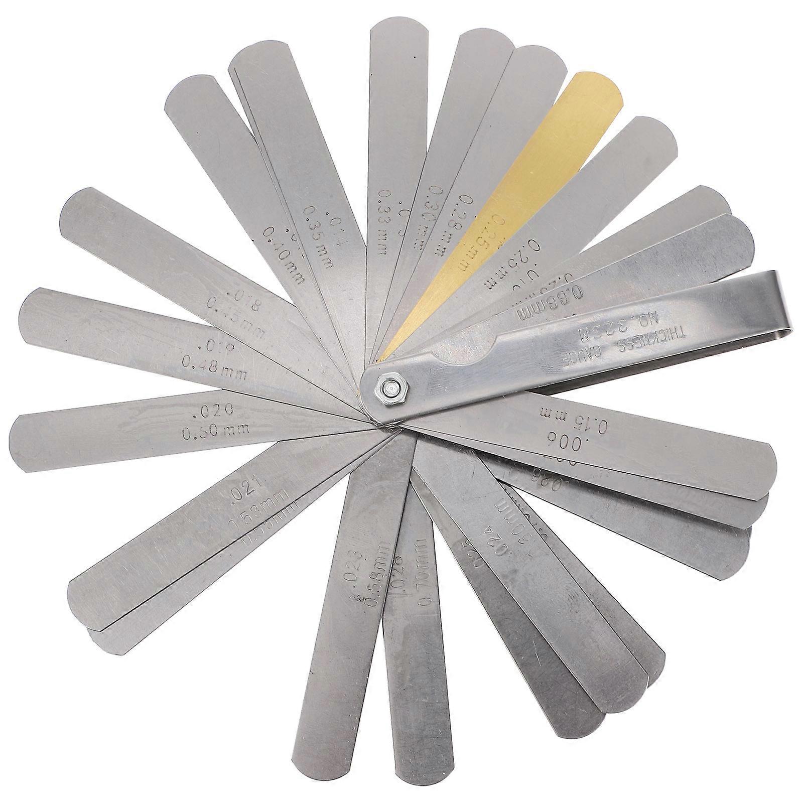 1 Set Feeler Gauge Thickness Gauge Valve Thickness Gauge Gap Measuring Tool