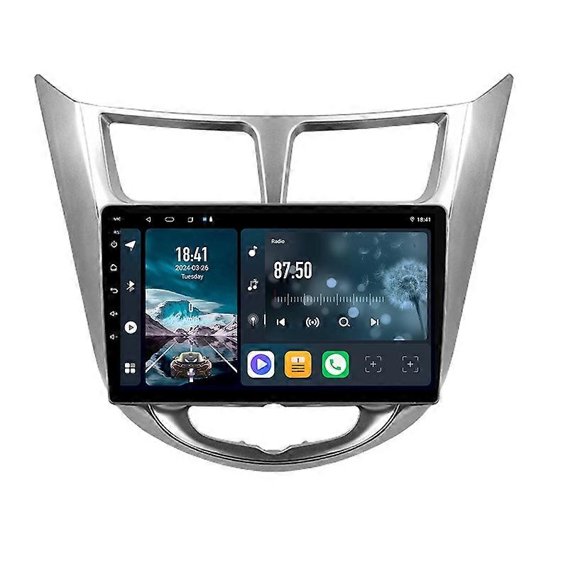 Car Radio Player For Hyundai Solaris Verna Accent 1 2010-2016 Multimedia Video WIFI Navigation