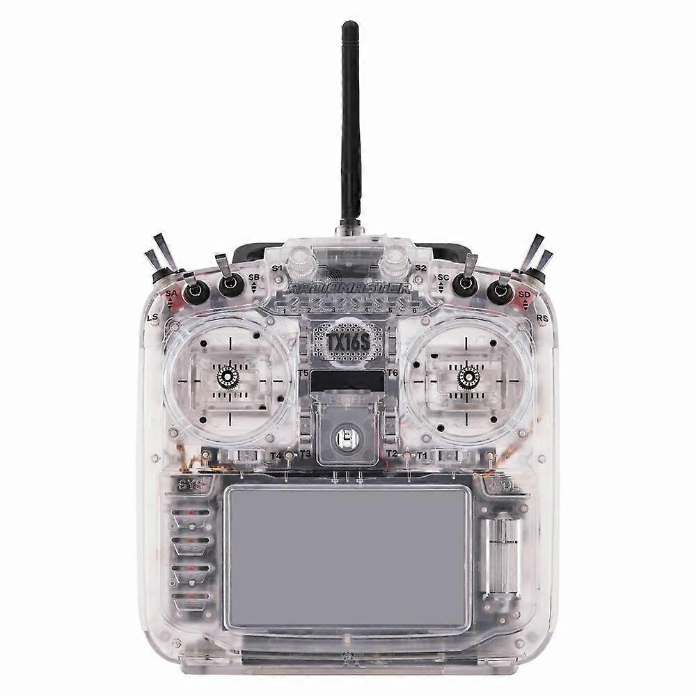 Radiomaster TX16S MKII Radio Transparent Version 2.4GHz 16CH V4.0 Hall Gimbal ELRS RGB Lighting Syst