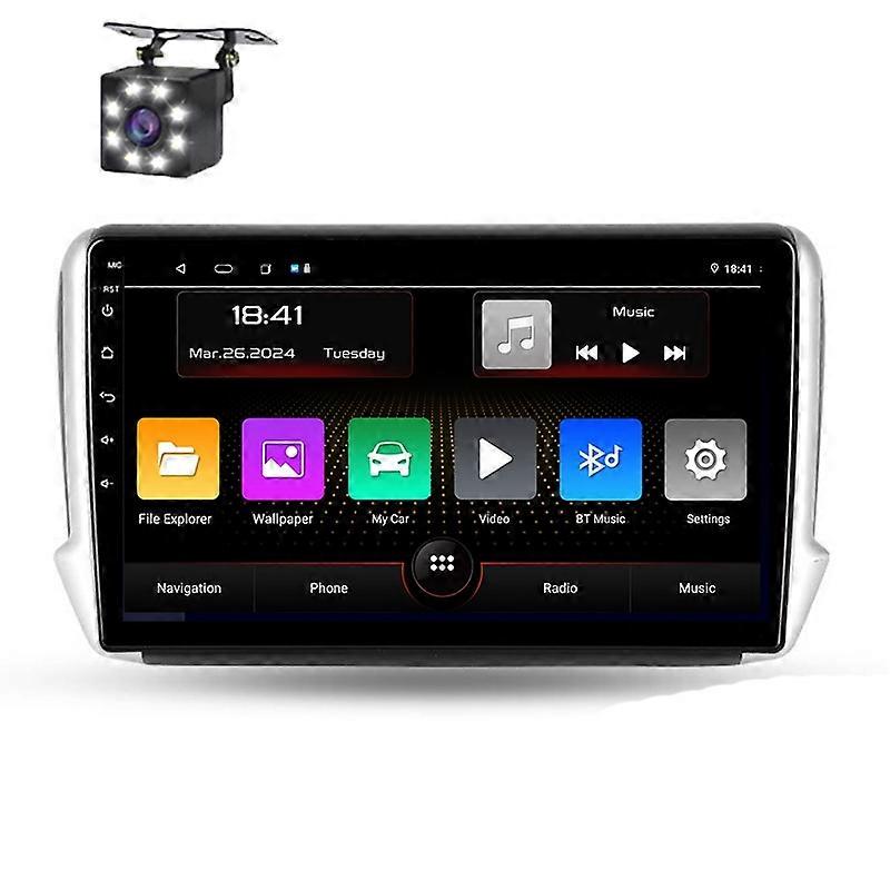 Car Radio Android 14 For Peugeot 2008 1 2013 - 2020 Multimedia Player Stereo