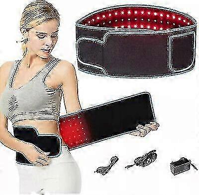 Infrarødt rødt lysterapi midjebelte med 105 LED-perler for varme og smertelindring -DGZD