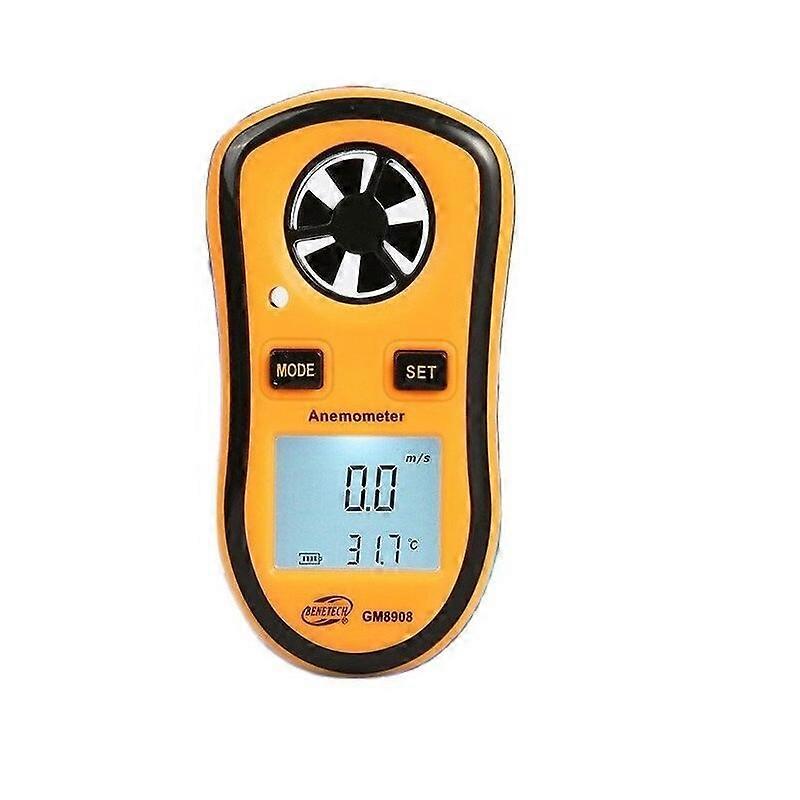 Mini Digital Wind Speed Meters GM816 GM8908 Pocket Anemometers Wind Speed Gauge Meter 30ms (65MPH)