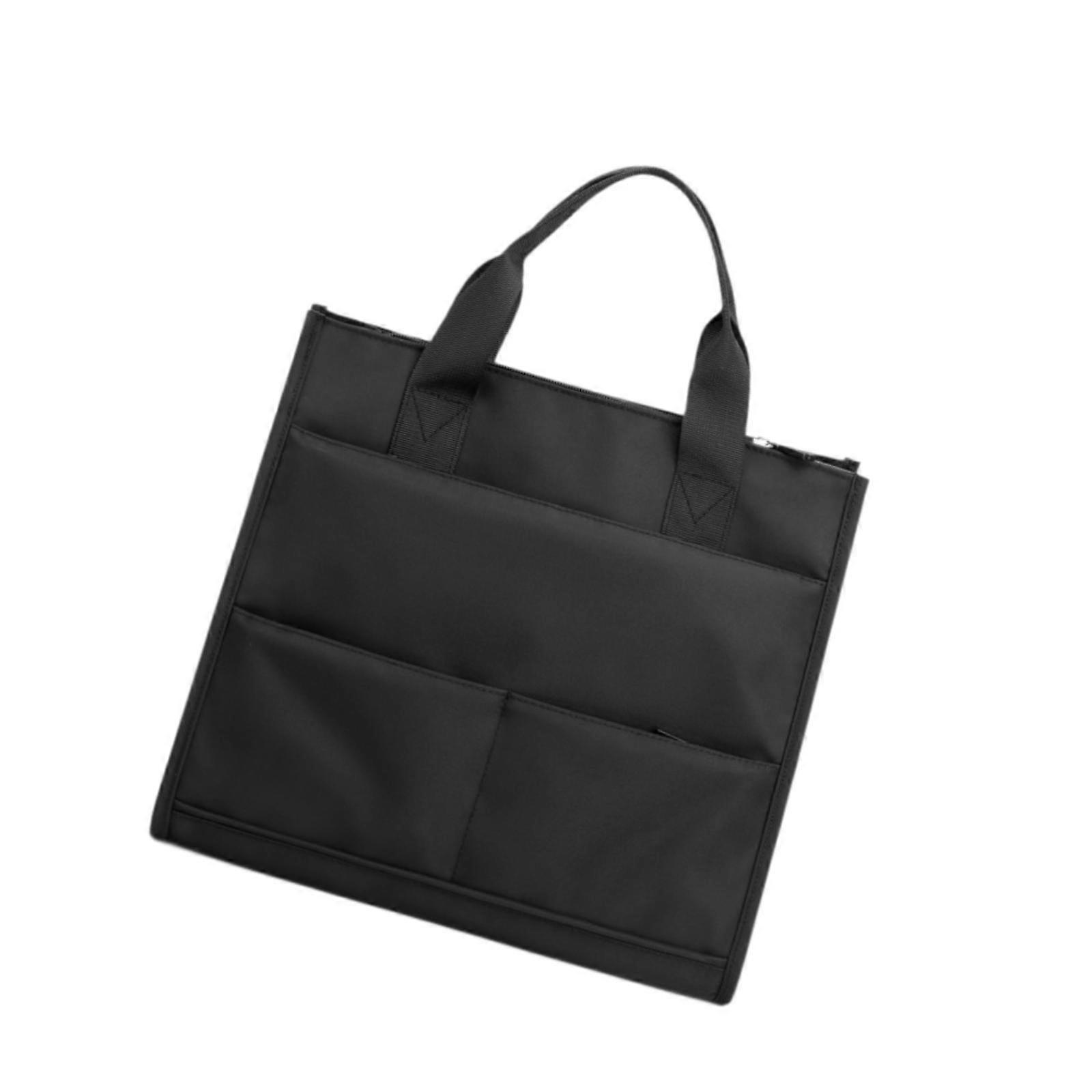 Messenger Bag Men Large Handle Bag Work Briefcase for Office Travel Notebook Dark Blue