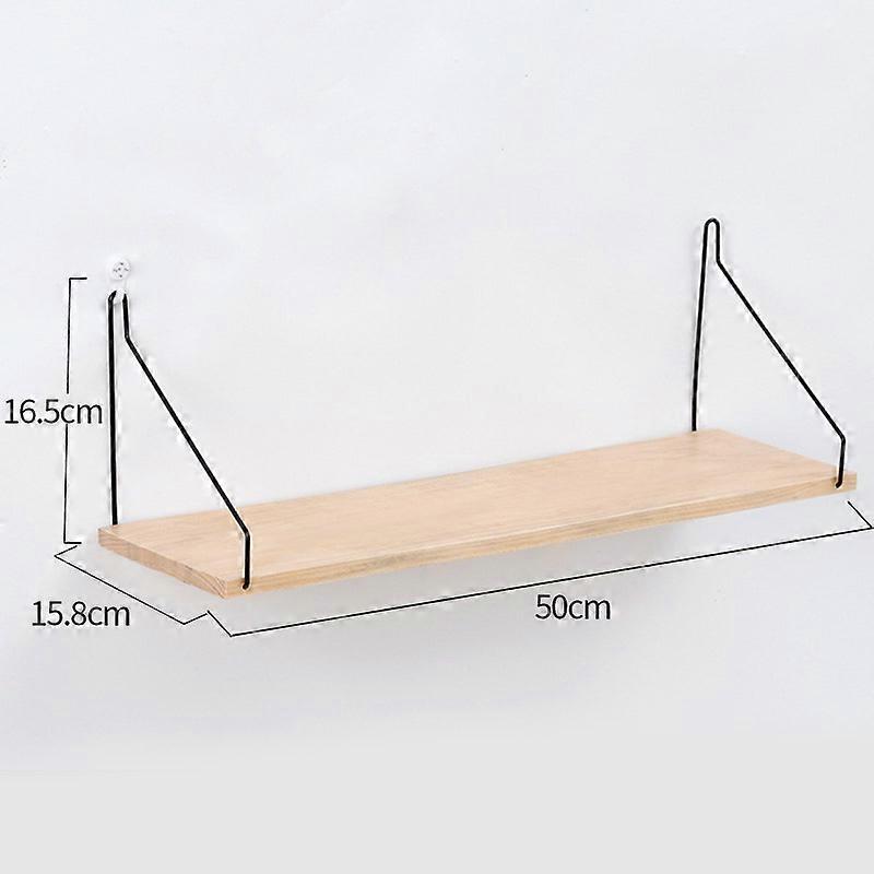 Simple Wooden Wall Shelf Room Decoration Storage Rack Solid Wood Partition Wall Shelf Wall Decoration