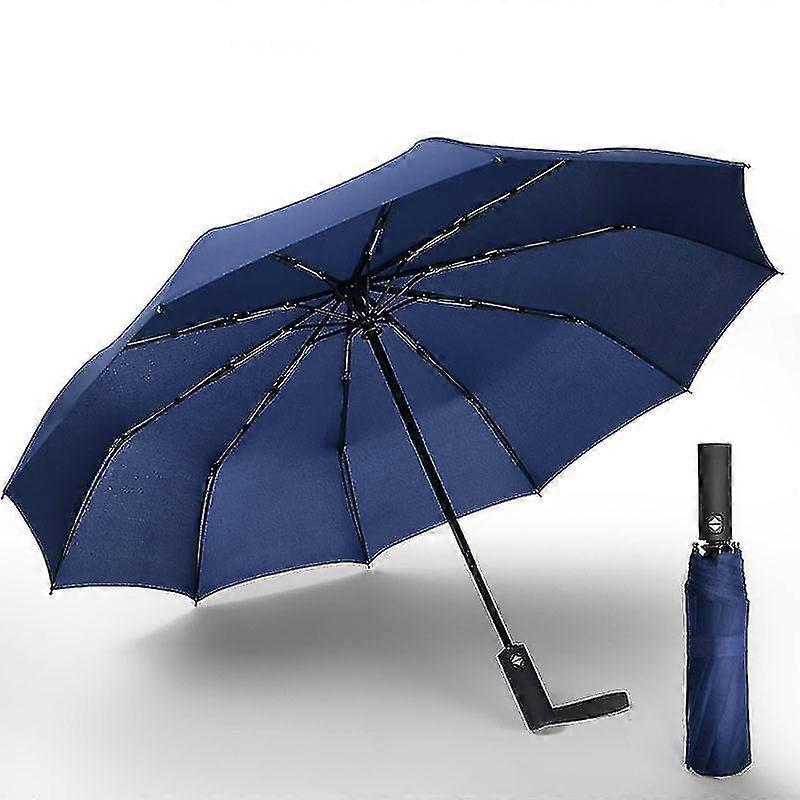 Handheld Folding Umbrella Windproof Travel,auto Open/close Rain Umbrellas