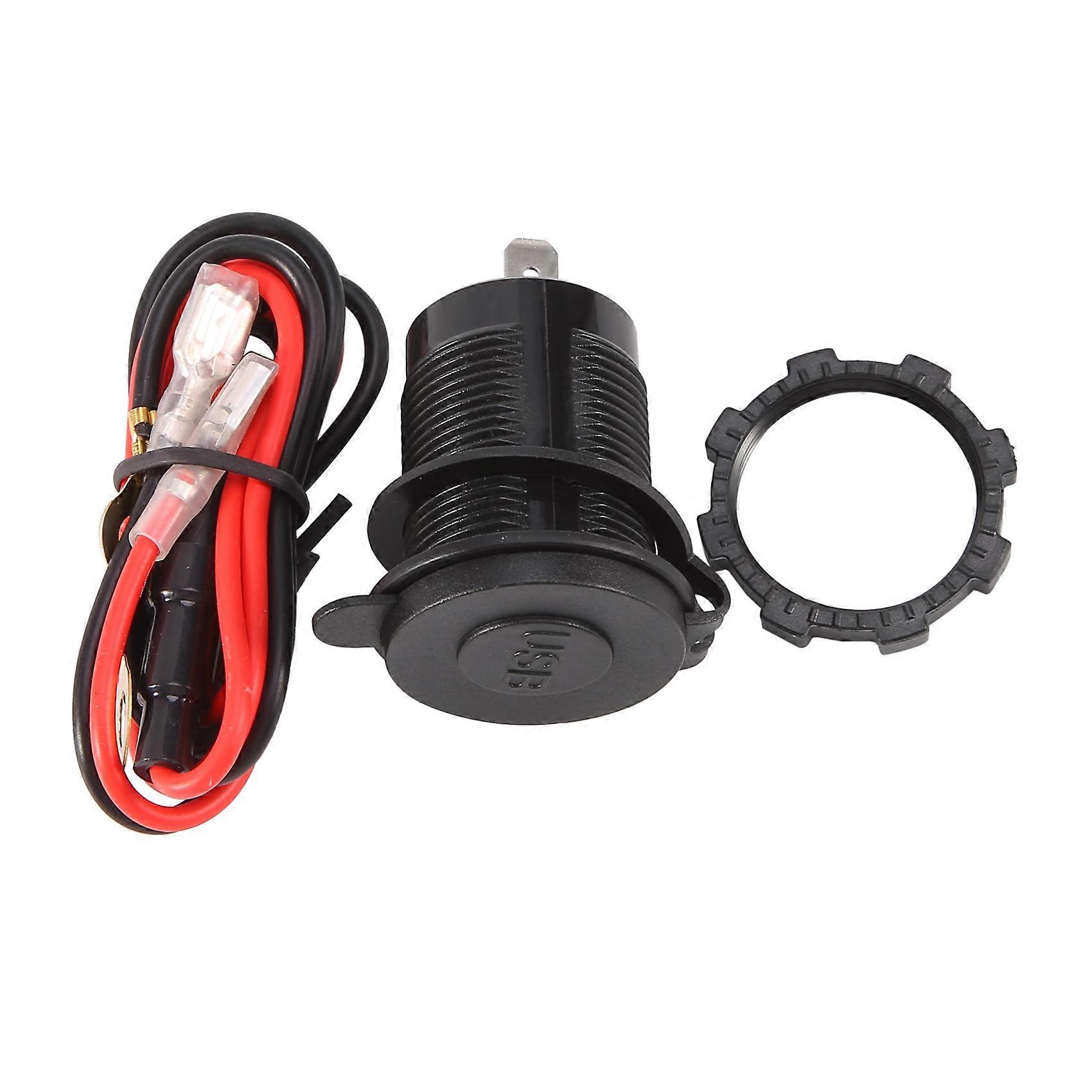 Quick Charge 3.0 Dual USB Car Charger 12V 36W USB Fast Charger with Switch for Boat Motorcycle Truc