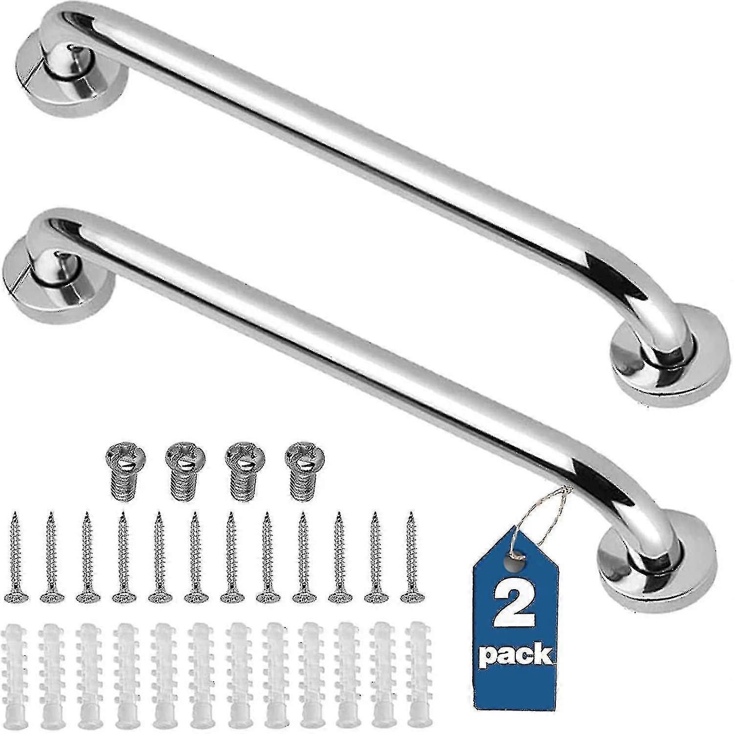 2er-Pack Duschhaltegriffe, Haltegriffe für das Badezimmer aus Edelstahl, Haltegriffe für ältere Menschen für das Badezimmer