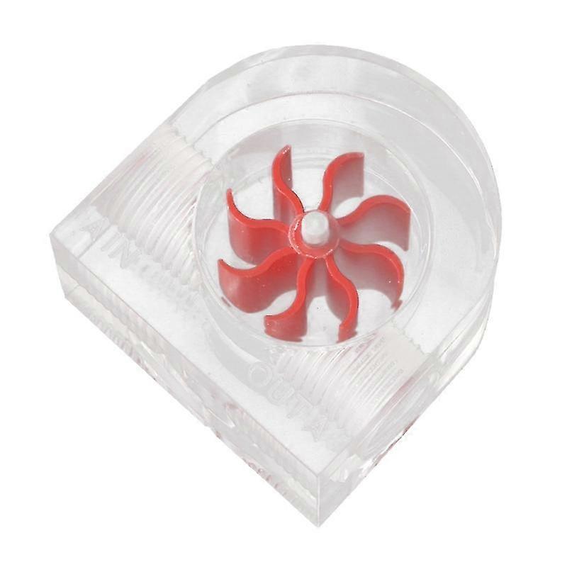 Acrylic Flow Meter G1/4 Thread Water Cooling System Coolant Filter Indicat Compu