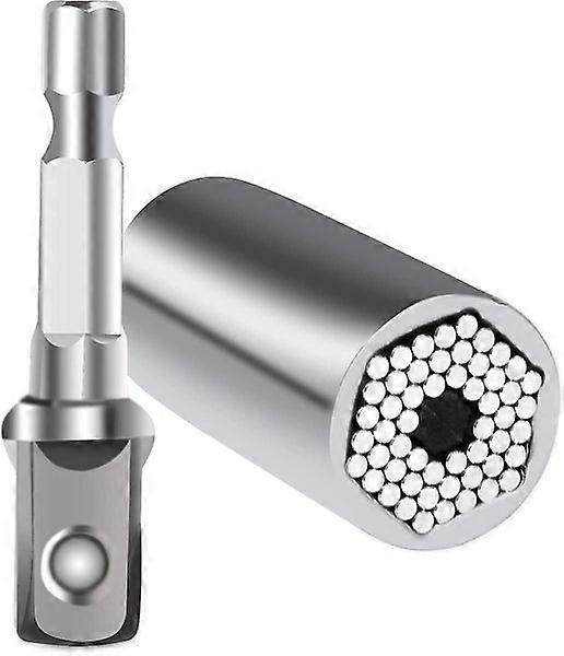 Universal Socket Tool Gift For Men Dad - Socket Set With Power Drill Adapter