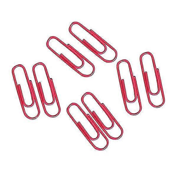 Hot Pink Office Paper Clips - 100pcs