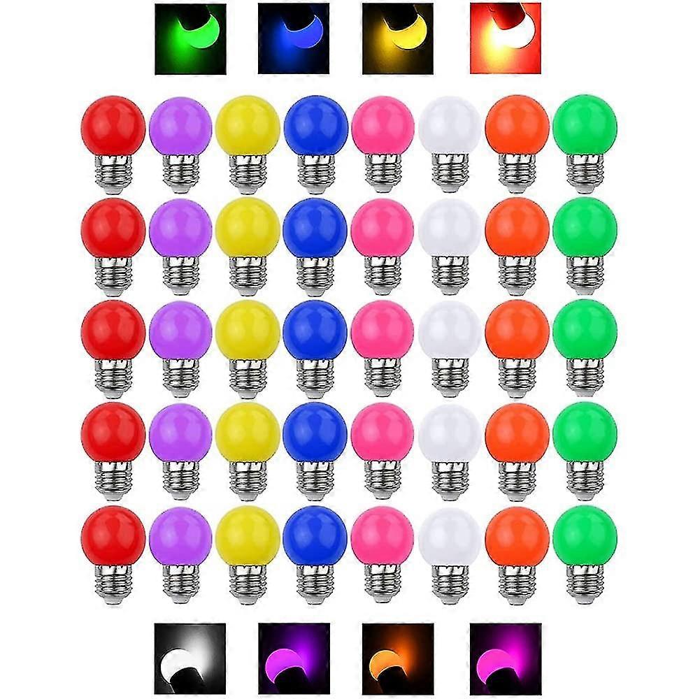Colored Light Bulbs 3w E27 Decorative Light Ac220v-240v