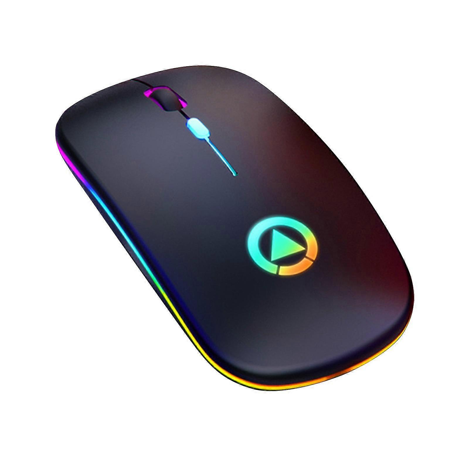 2.4ghz Wireless Optical Mouse Three Modes Bluetooth 3.0 5.0 Usb Rechargeable Led