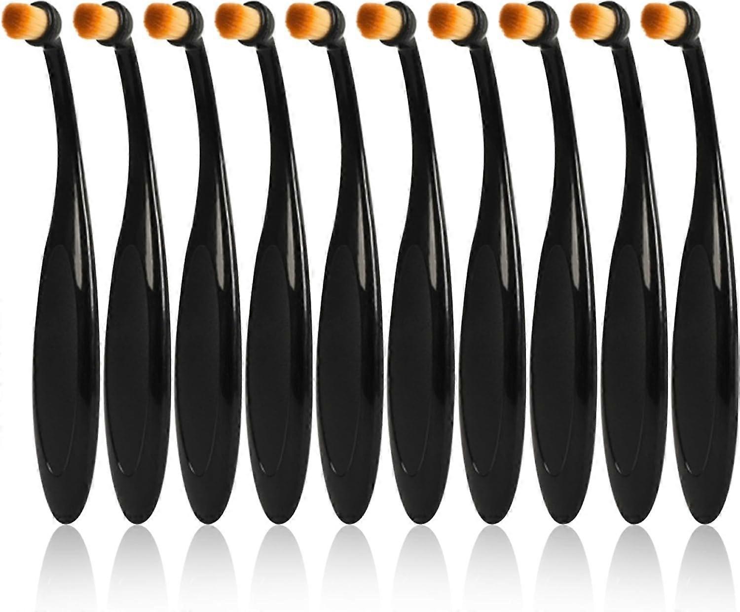 Tear Stain Comb 10PCS 4.7 Inch Superfine Fiber Pet Tear Stain Remover Washable Long Tapered Bristles Cats Dog Eye Comb with Ergonomic Handle