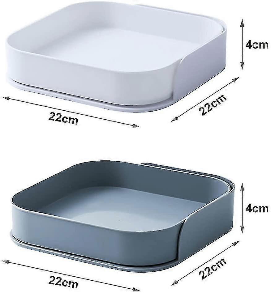 Rotatable Storage Box, Rotatable Organizer Refrigerator Rotating Plate