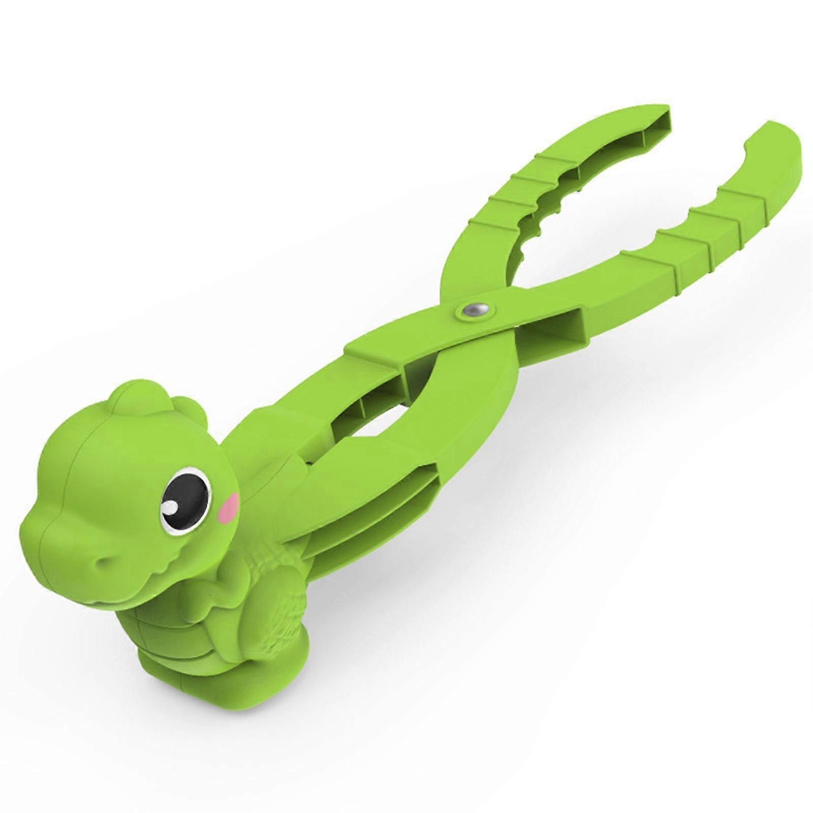 Snow Toy Smooth One-piece Molding Easy to Release Burr-free Thickened Entertainment ABS Cartoon Dinosaur Snowball Maker Clamp Outdoor KAESI