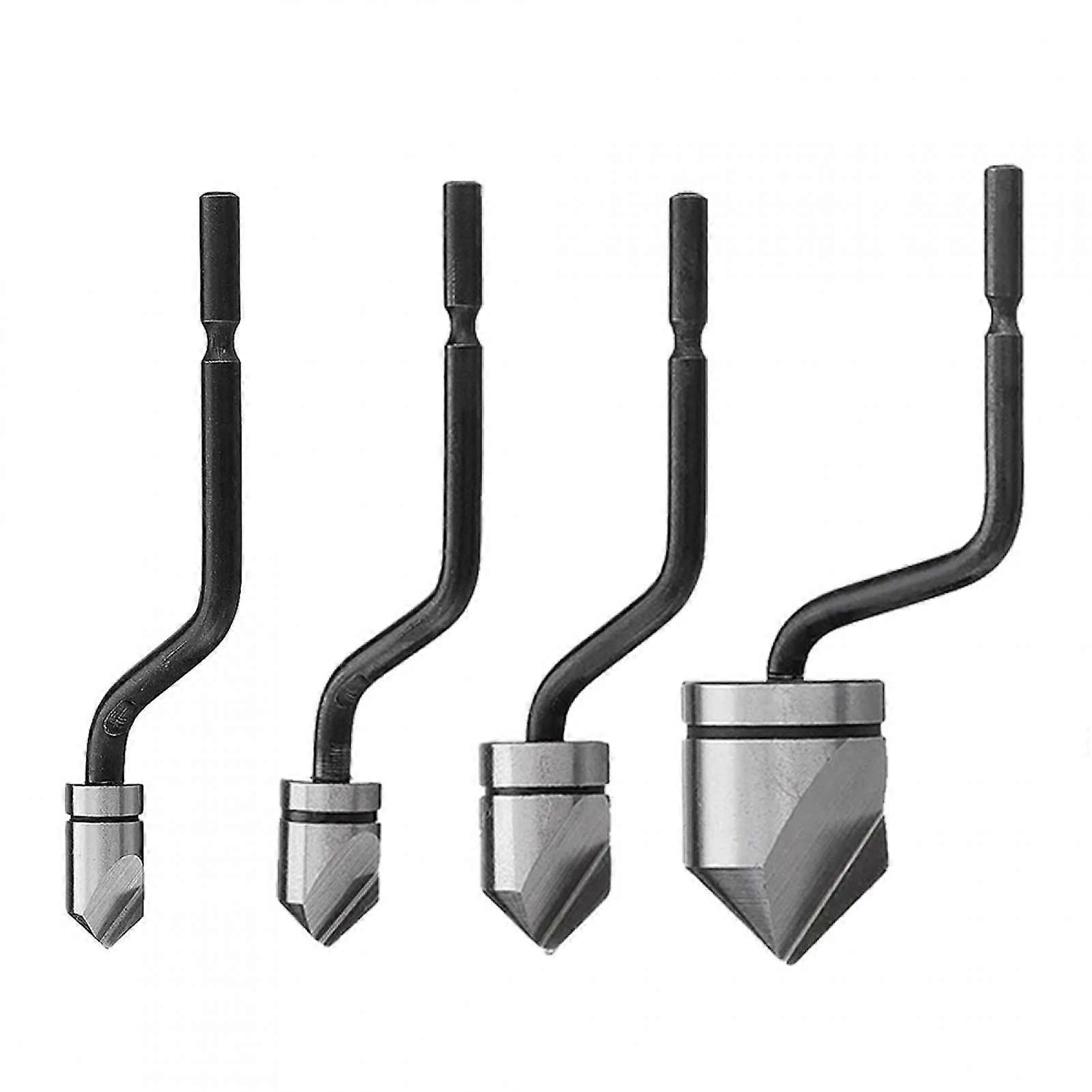 Hand Crank Deburring Tool - Manual Deburring System - Portable Bevelling Tool for Metal and Plastic (As Picture/BC1041)