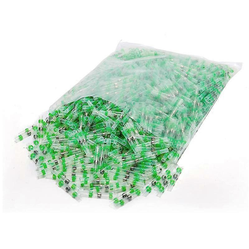 800 PCS Solder Seal Wire Connector Green 18-16 AWG - Heat Shrink Solder Butt Connector Tinned Auto