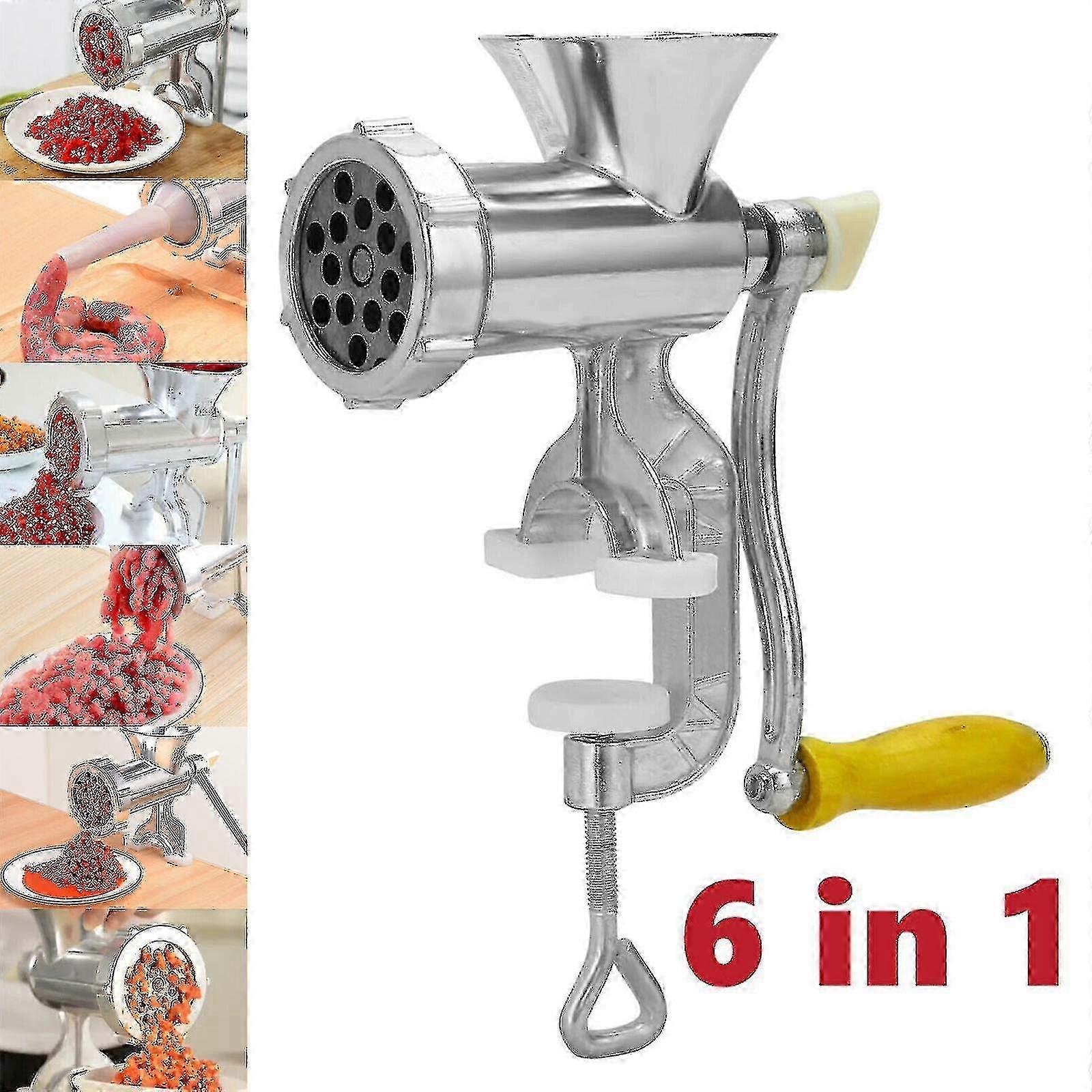 חם ידני רוטרי מטחנת בשר mincer מכונת מזון סגסוגת אלומיניום יצרנית נקניקיות