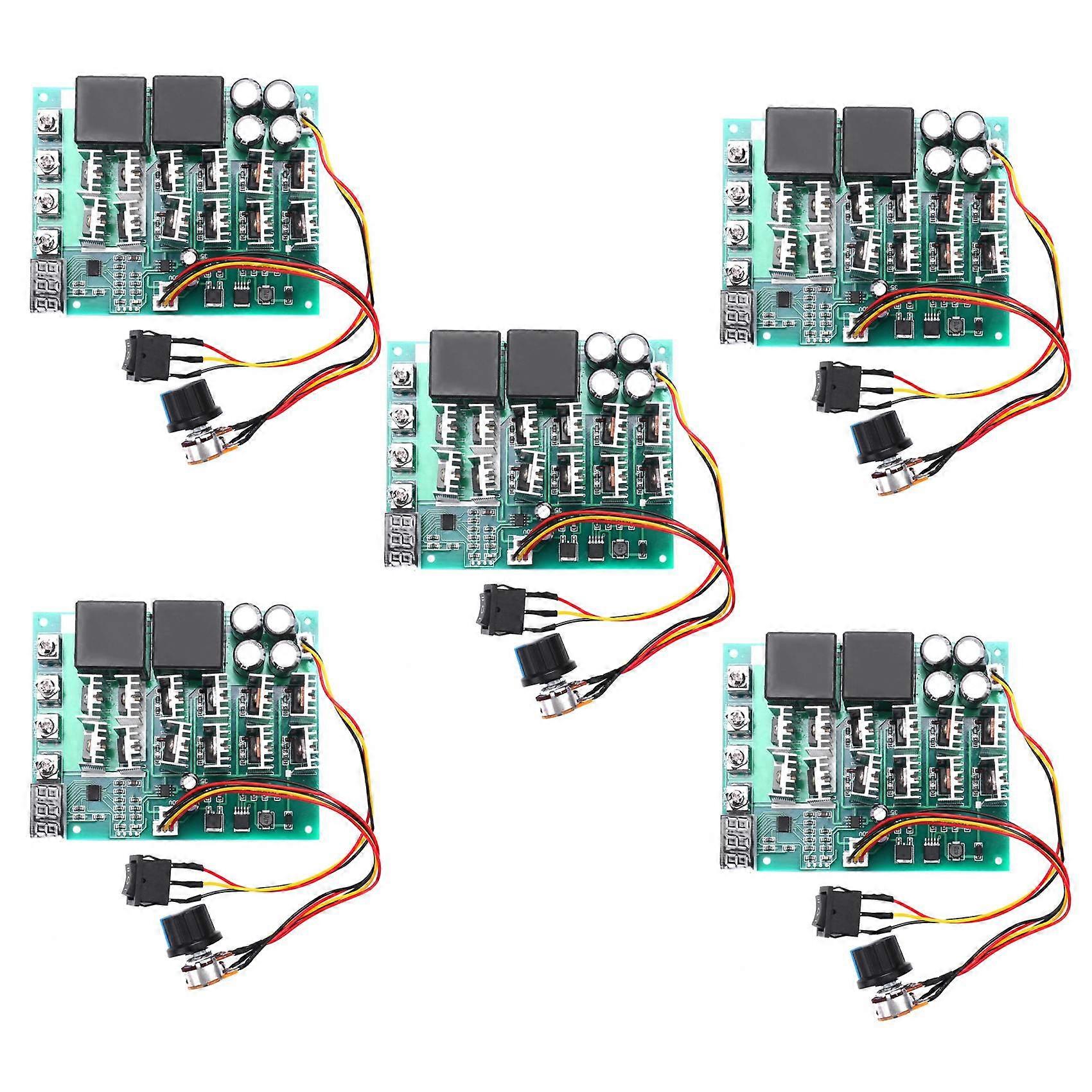 5X DC 10-55V 12V 24V 36V 48V 55V 100A Motor Speed Controller PWM HHO RC Reverse Control Switch with