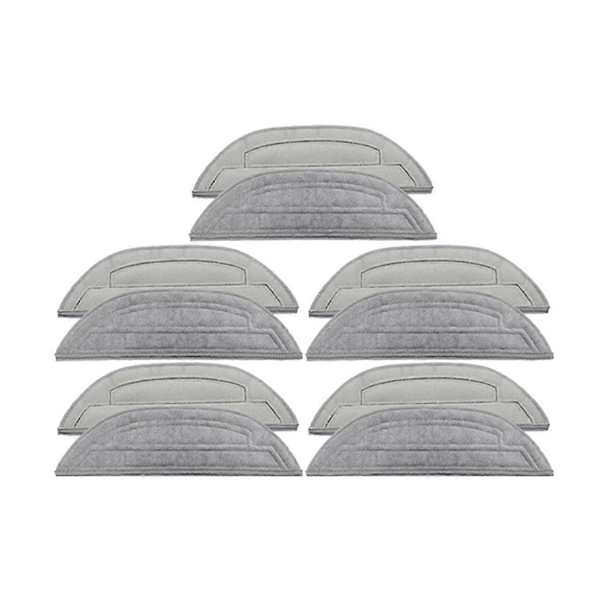 10PCS Replacement Mop Cloth for S8 MaxV Ultra/G20S/S8pro Maxv Robot Vacuum Microfiber Mopping Cloth