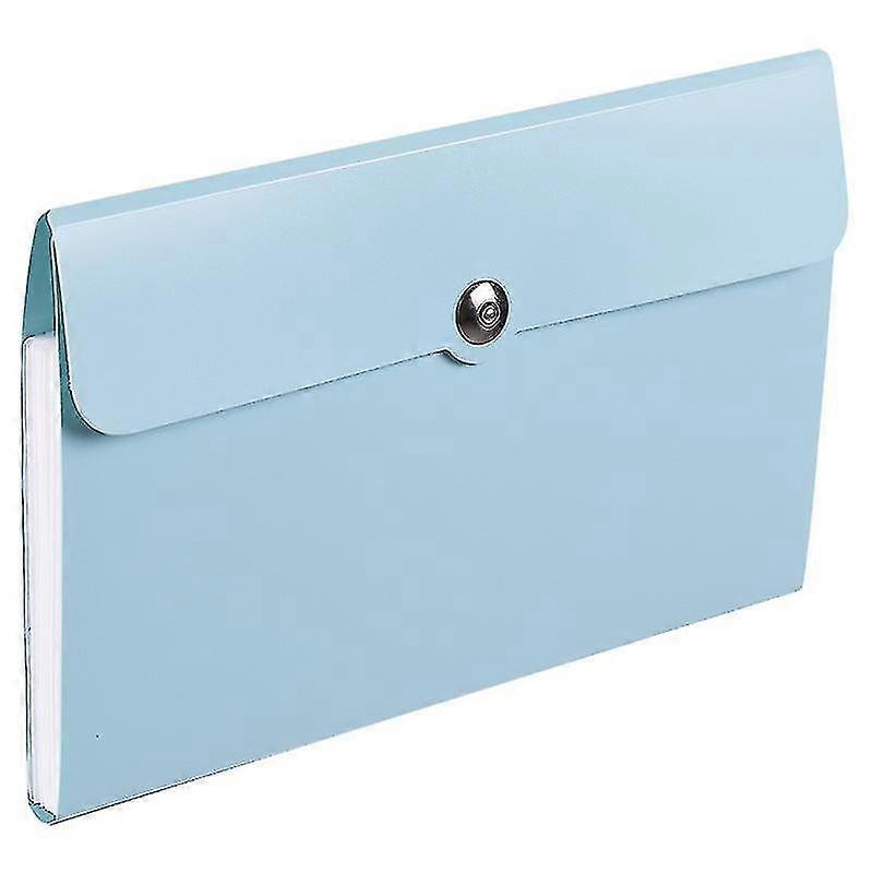 A5 Organizer Box - Paper Document Folder, Blue