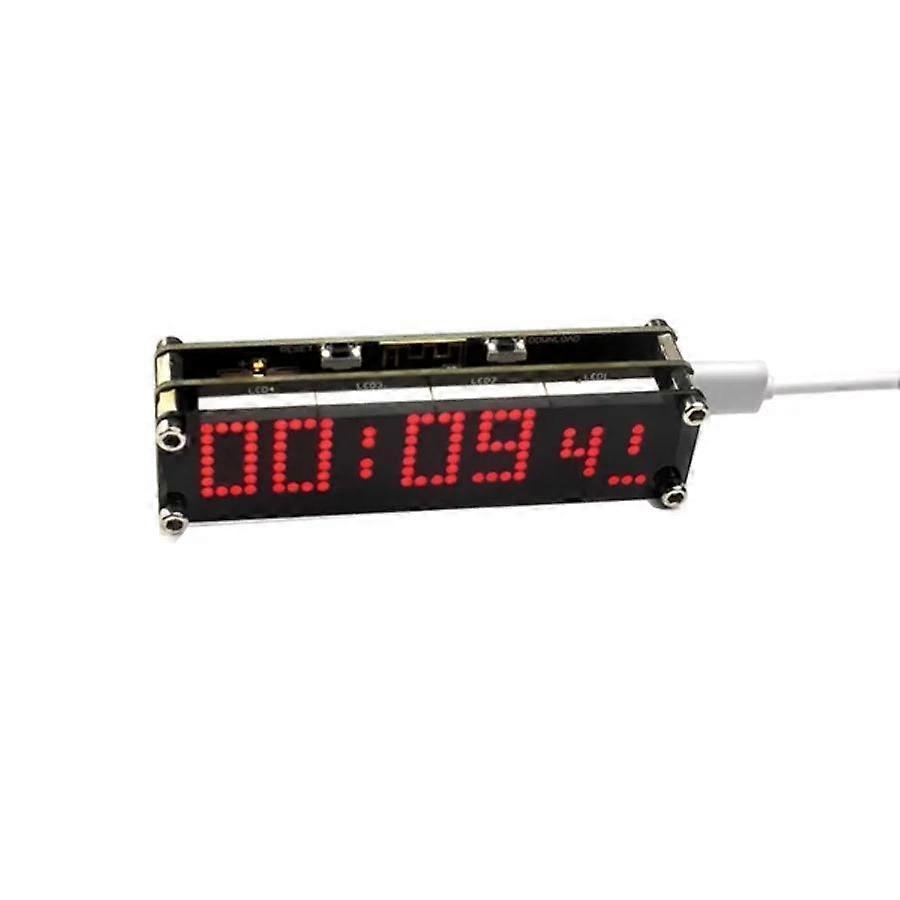 WIFI Dot Matrix Clock ESP8266 Network Lattice Module Clock with Acrylic Case