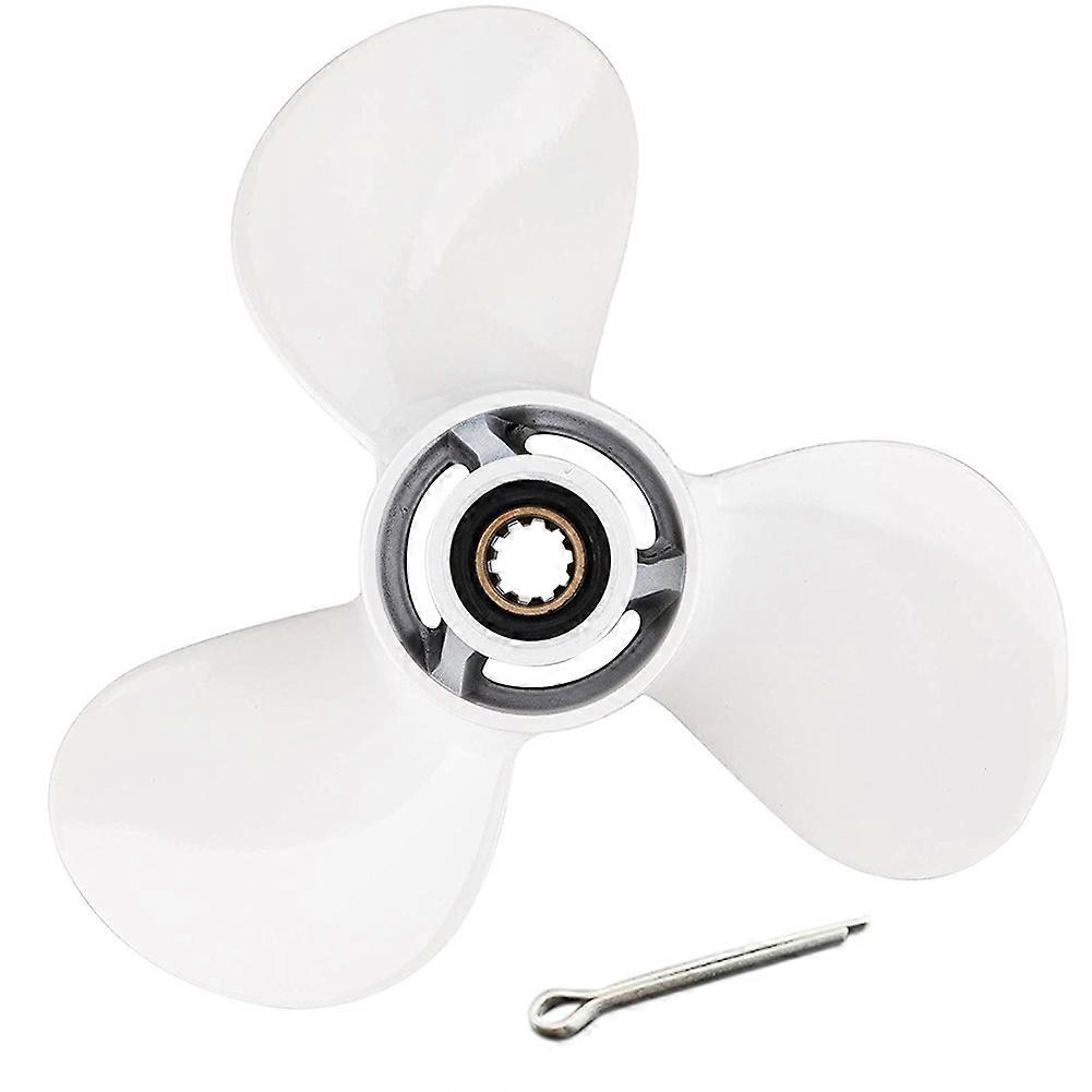For 20Hp 25Hp 9 7/8X10 1/2 Outboard Propeller Boat Motor 20 25 30 Screw 3 Blade 10 Spline Engine Pa