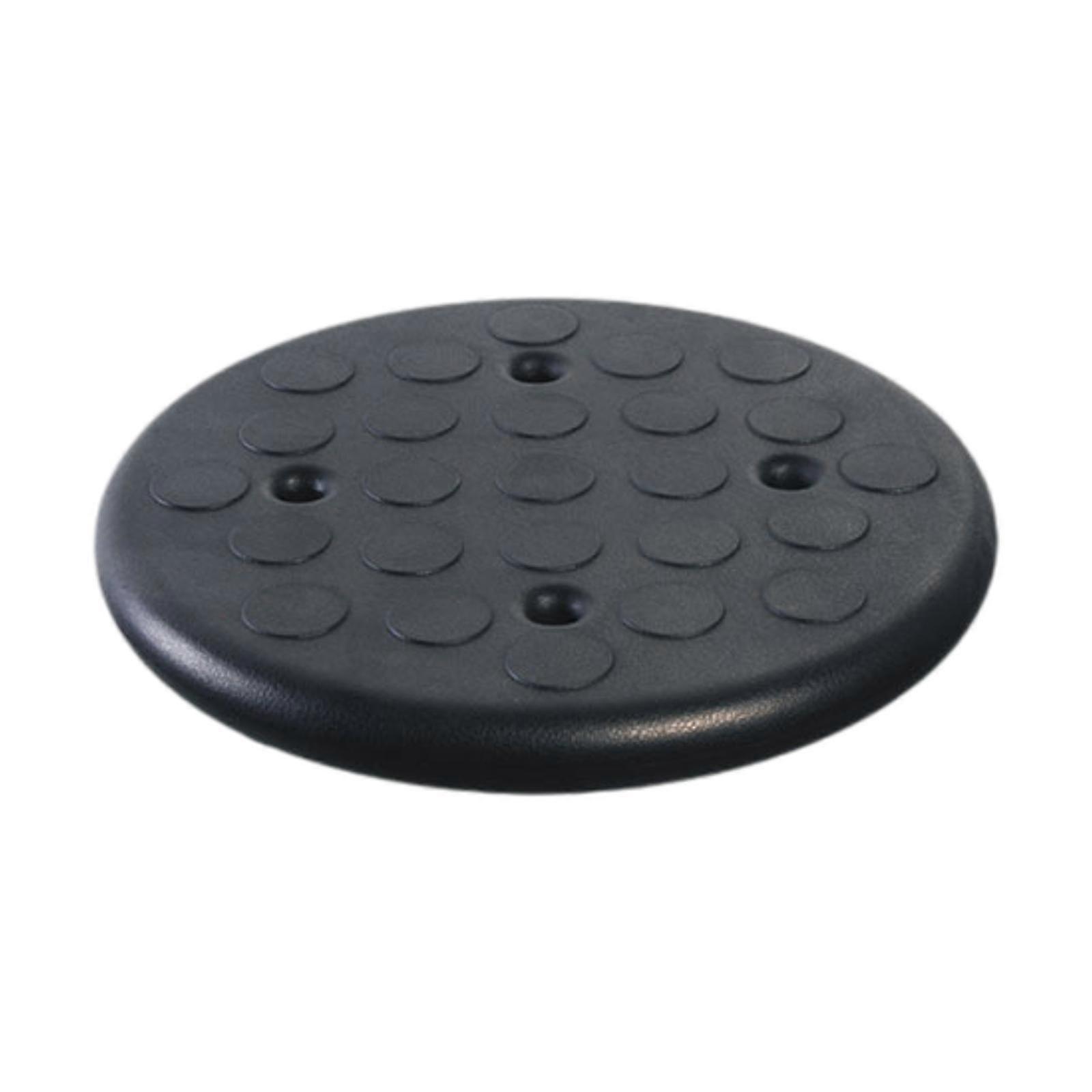 Round Easy to Clean Seating Part Replacement Accessory Four Hole Black Stool