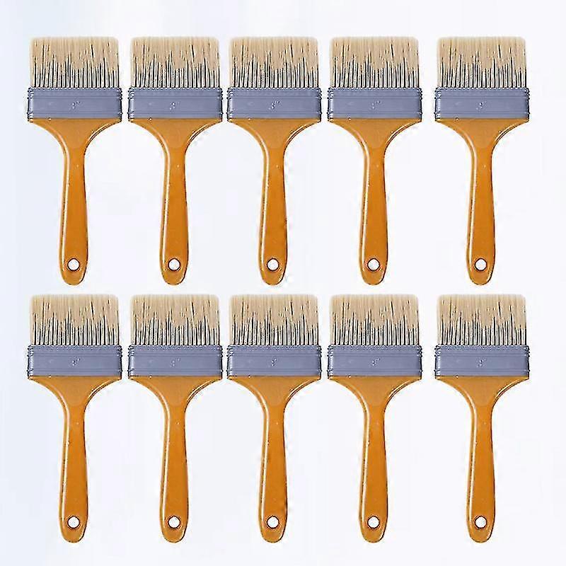 10 Pack Durable Pp Plastic Handle Brush Fleece Bbq Brush