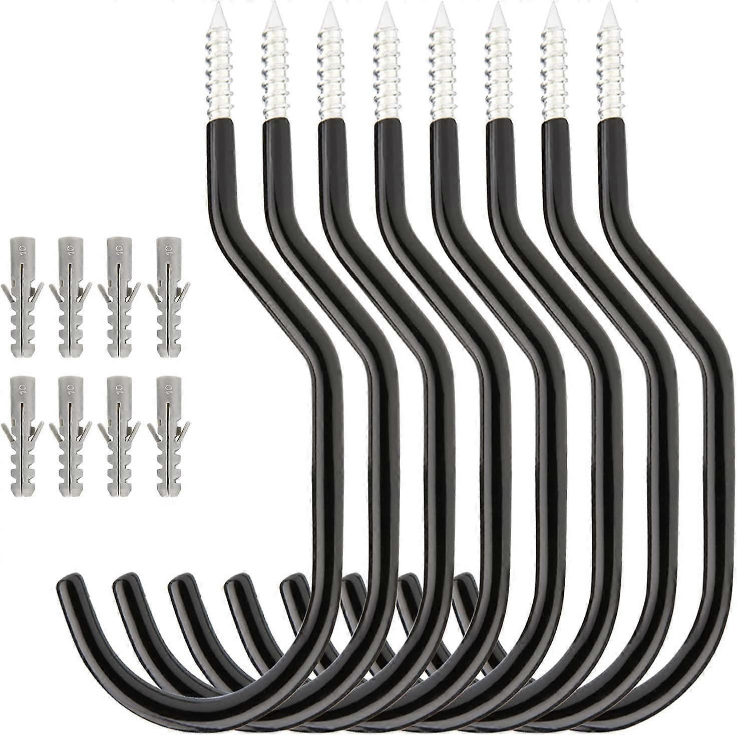 Pack of 8 bicycle hooks suitable for hanging various tools and devices