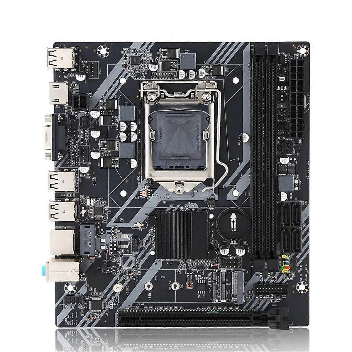新しいH61-SコンピューターマザーボードデスクトップLGA1155ピンM.2付きI3 I5 I7第2および第3世代CPUをサポート