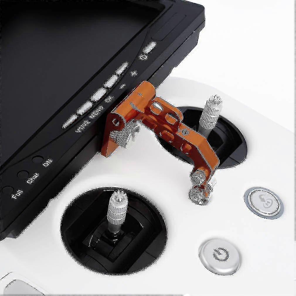 Orange Cnc Aluminum Alloy Fpv Lcd Display Mounting Bracket Remote Control