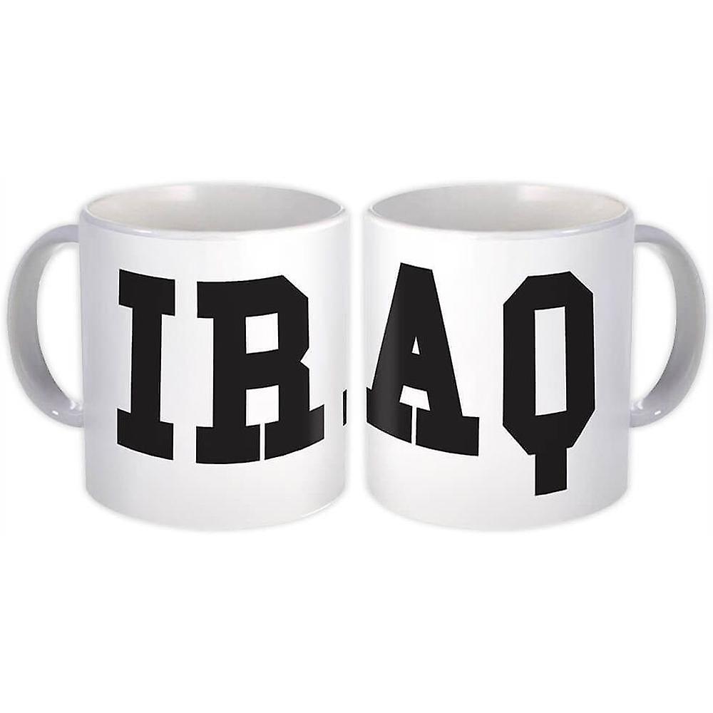 Geschenkbecher: Irak-Flagge