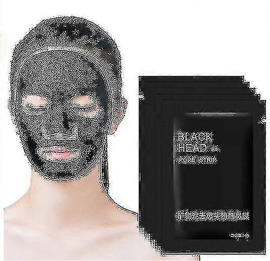 200pcsフェイスケアフェイシャルミネラルコンクノーズブラックヘッドリムーバーマスククレンザー、ディープクレンジングブラックヘッドブラックマスク