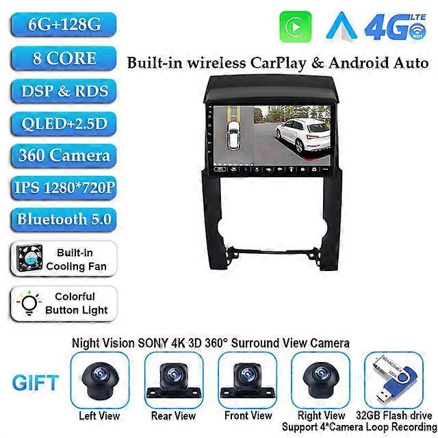 Android 12 Auto Radio For Kia Sorento 2 XM 2009 - 2012 Carplay 4G Car Multimedia GPS Navigation DSP Autoradio No 2Din 2 Din DVD