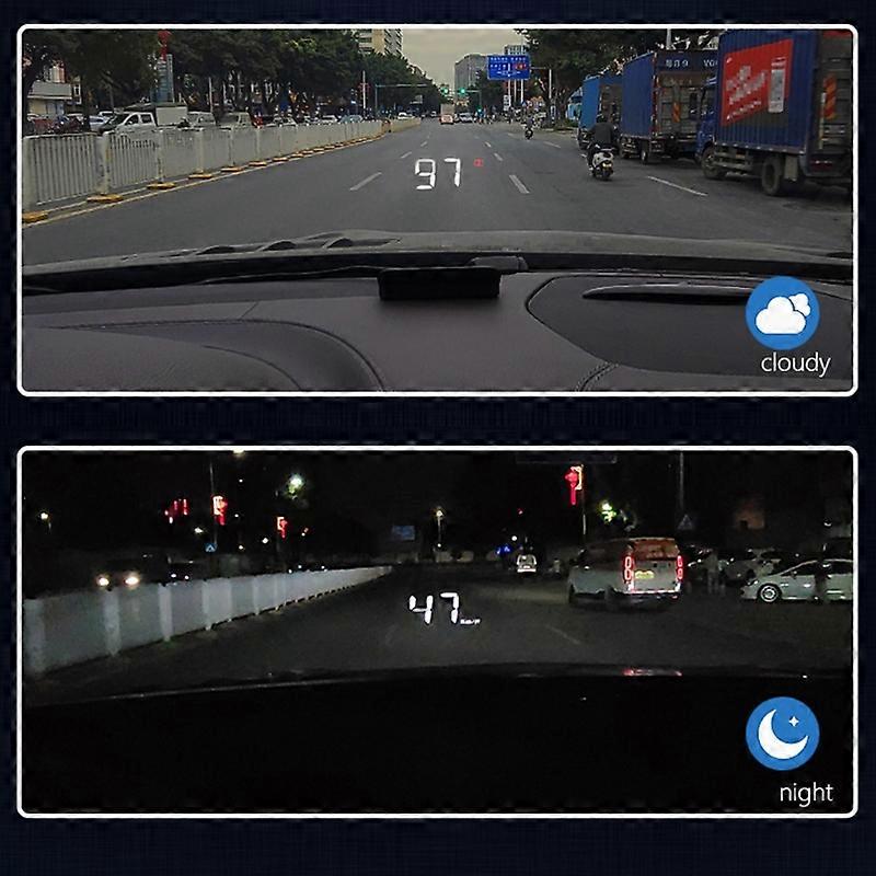 M3 est HUD Head-Up Display OBD2 Model Car-Styling Overspeed Warning Windshield Projector Alarm System Universal Auto D7WD