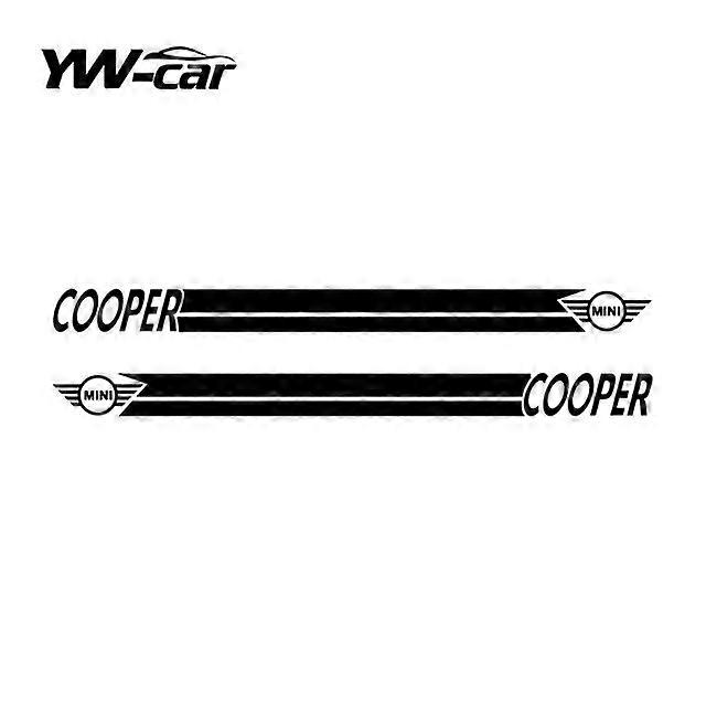 Car Interior Doordash Car Long Side Stripe Stickers for Mini Cooper R56 R57 R58 R50 R52 R53 R59 R61 Countryman R60 F60 F55 F56 F54 Auto DIYVehicle Dec