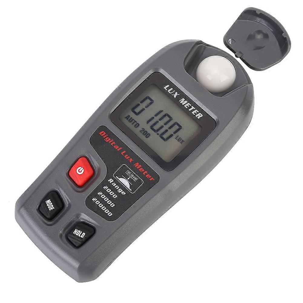 Digital Luxmeter Light Meter Photometer with 200000 Lux Range Auto Range ABS Build