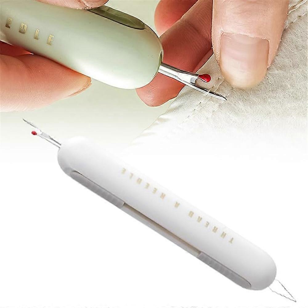 2 in 1 Needle Threader Seam Ripper Tool for Sewing, Threading and Seam Remover Seam for Knitting Crafting Thread Removing